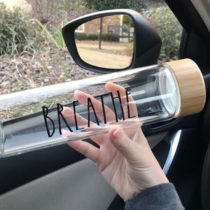 Rae Dunn Glass Water Bottle